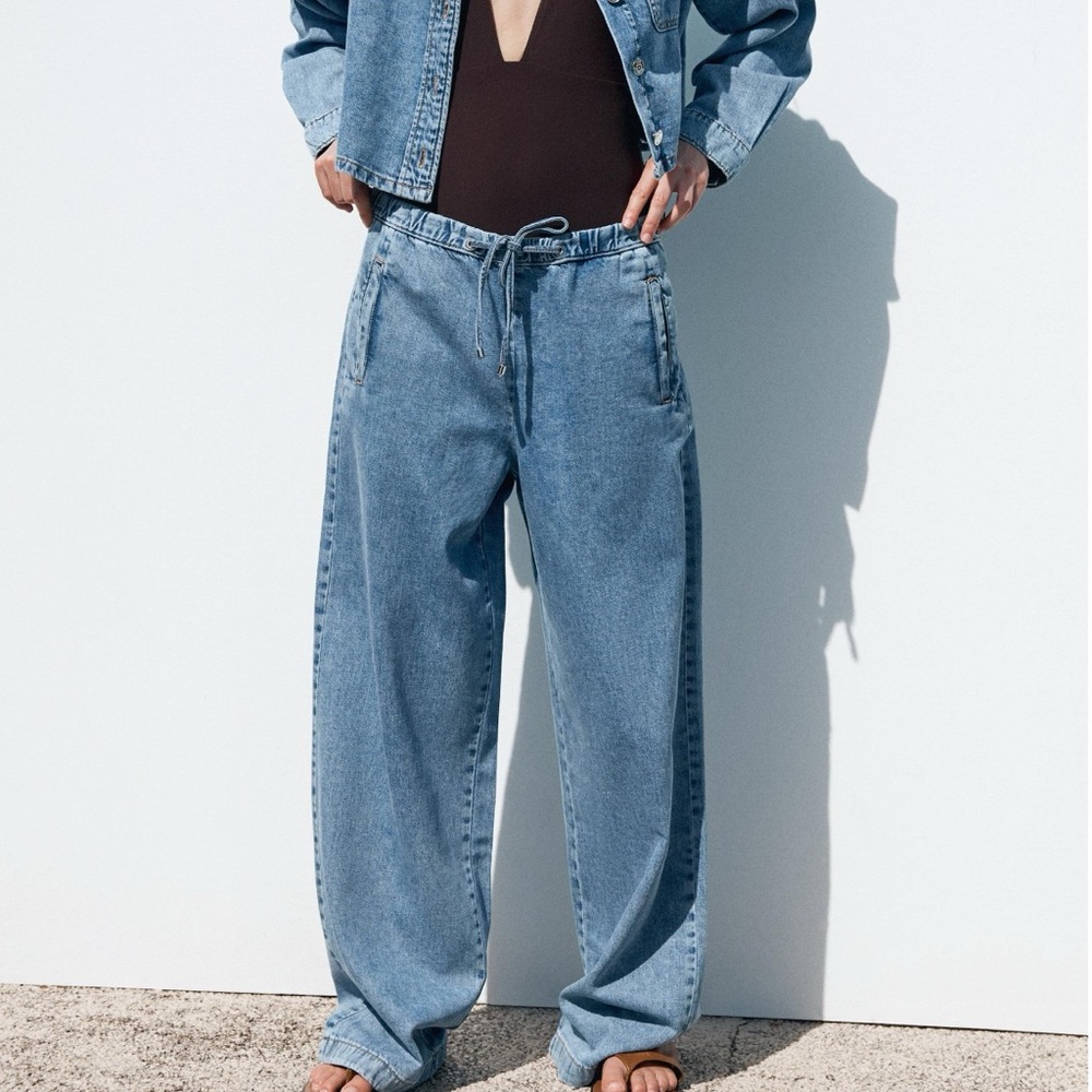 Zara wide leg denim